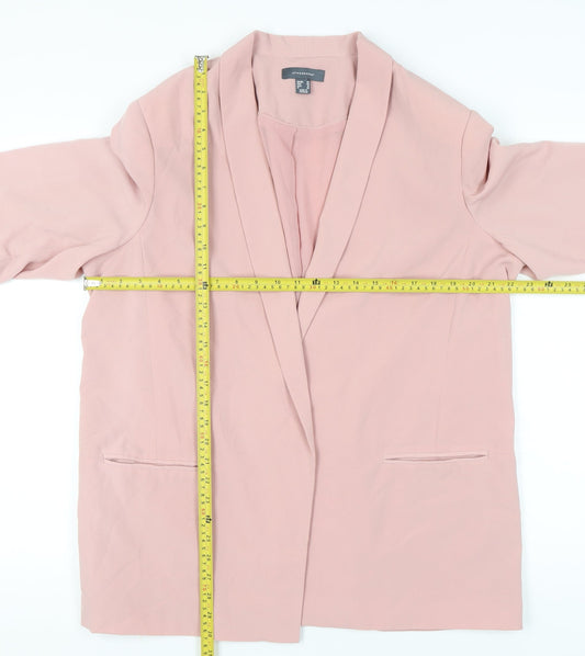 Atmosphere Women Pink Blazer Jacket Size 20 Shawl Collar Workwear