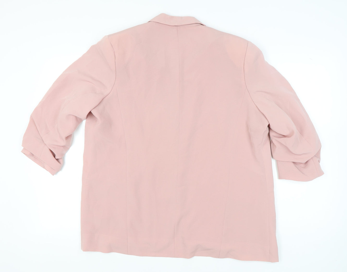 Atmosphere Women Pink Blazer Jacket Size 20 Shawl Collar Workwear