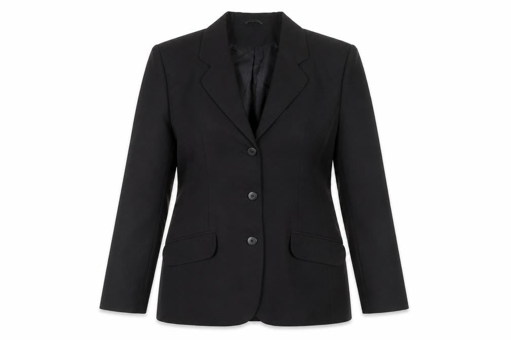 Classics Woman Black Blazer Jacket Women Size 14 UK Work Formal