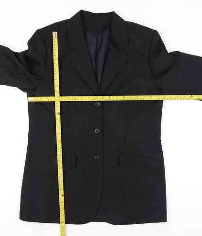 Classic Woman Black Blazer Jacket Women Size 14 UK Work Formal