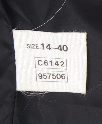 Classic Woman Black Blazer Jacket Women Size 14 UK Work Formal