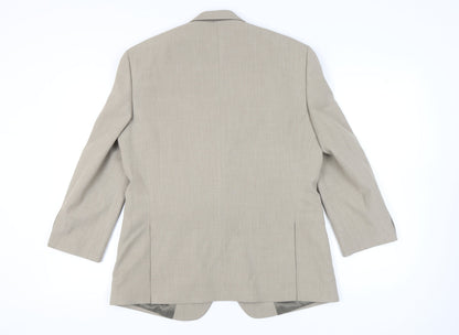 Mens UK Size 40 Greenwoods Regular Beige Suit Jacket