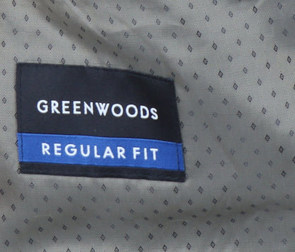 Mens UK Size 40 Greenwoods Regular Beige Suit Jacket