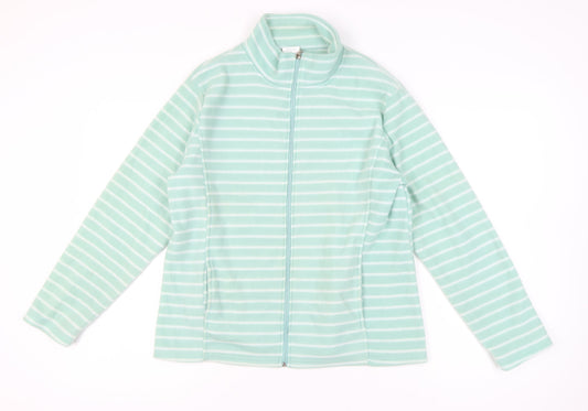 Womens UK Size M Anne de Lancay Green Basic Jacket