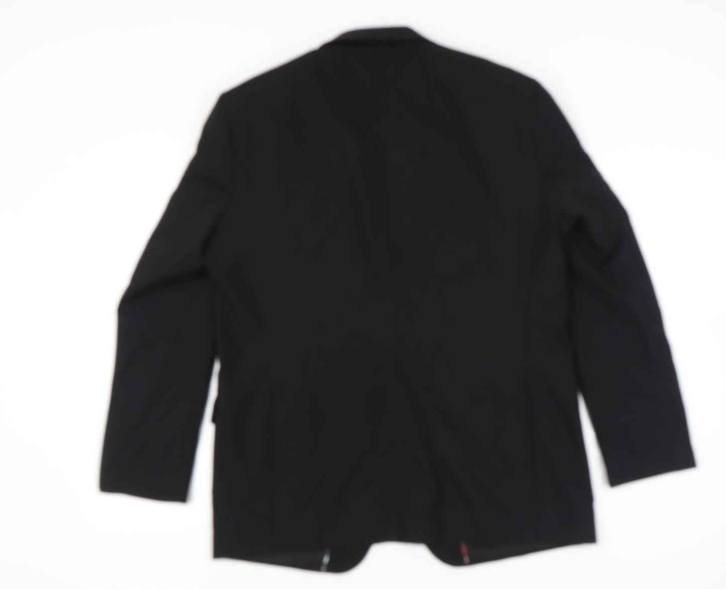 Mens UK Size 42 Jeff Banks Regular Black Suit Jacket