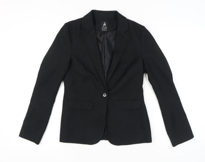 Atmosphere Womens Black Blazer Jacket Size 10 Regular Fit Workwear