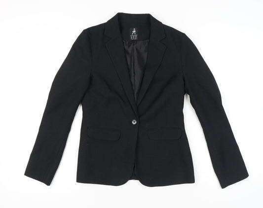 Atmosphere Womens Black Blazer Jacket Size 10 Regular Fit Workwear