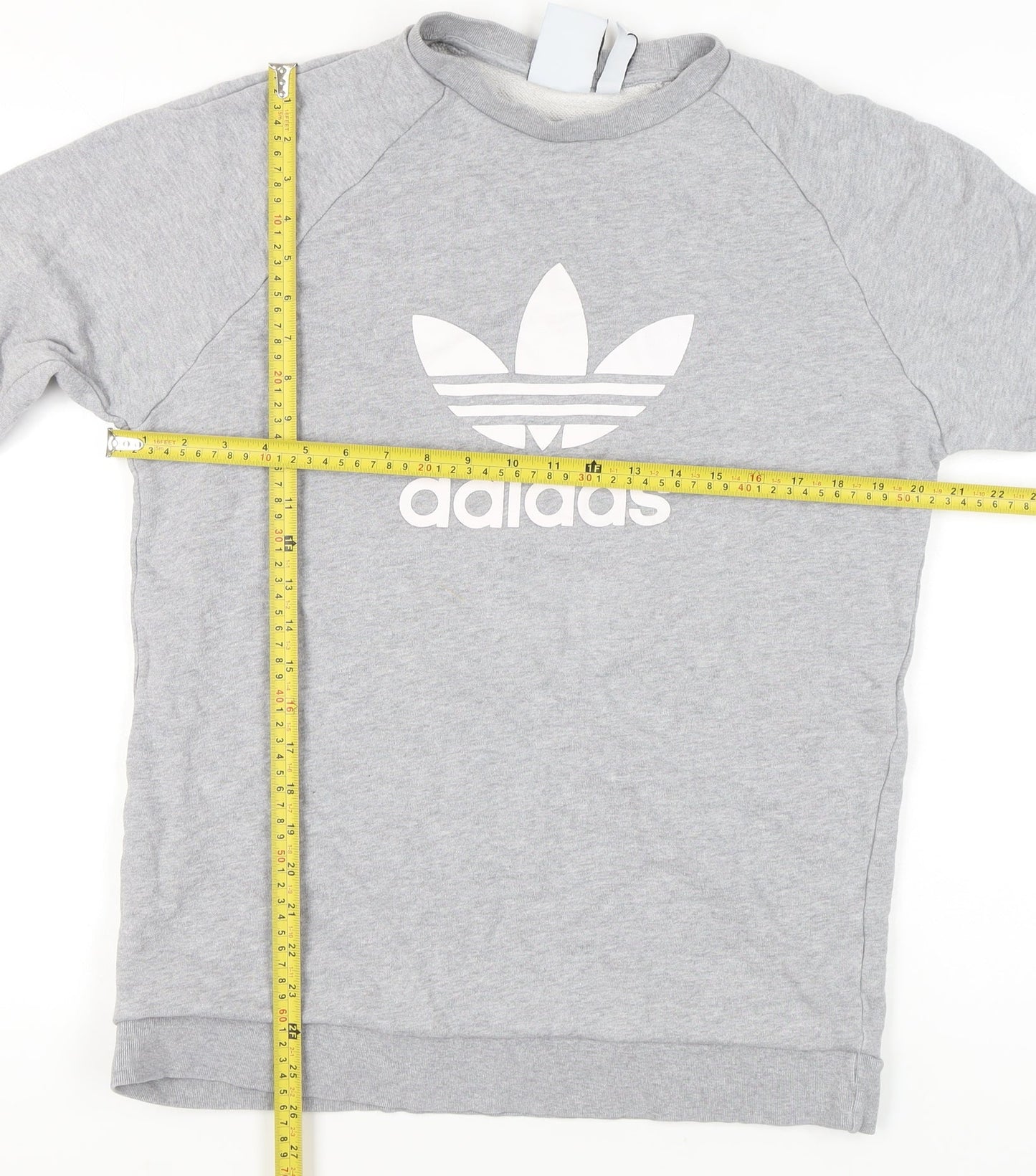 Mens UK Size M adidas Grey Pullover Sweatshirt