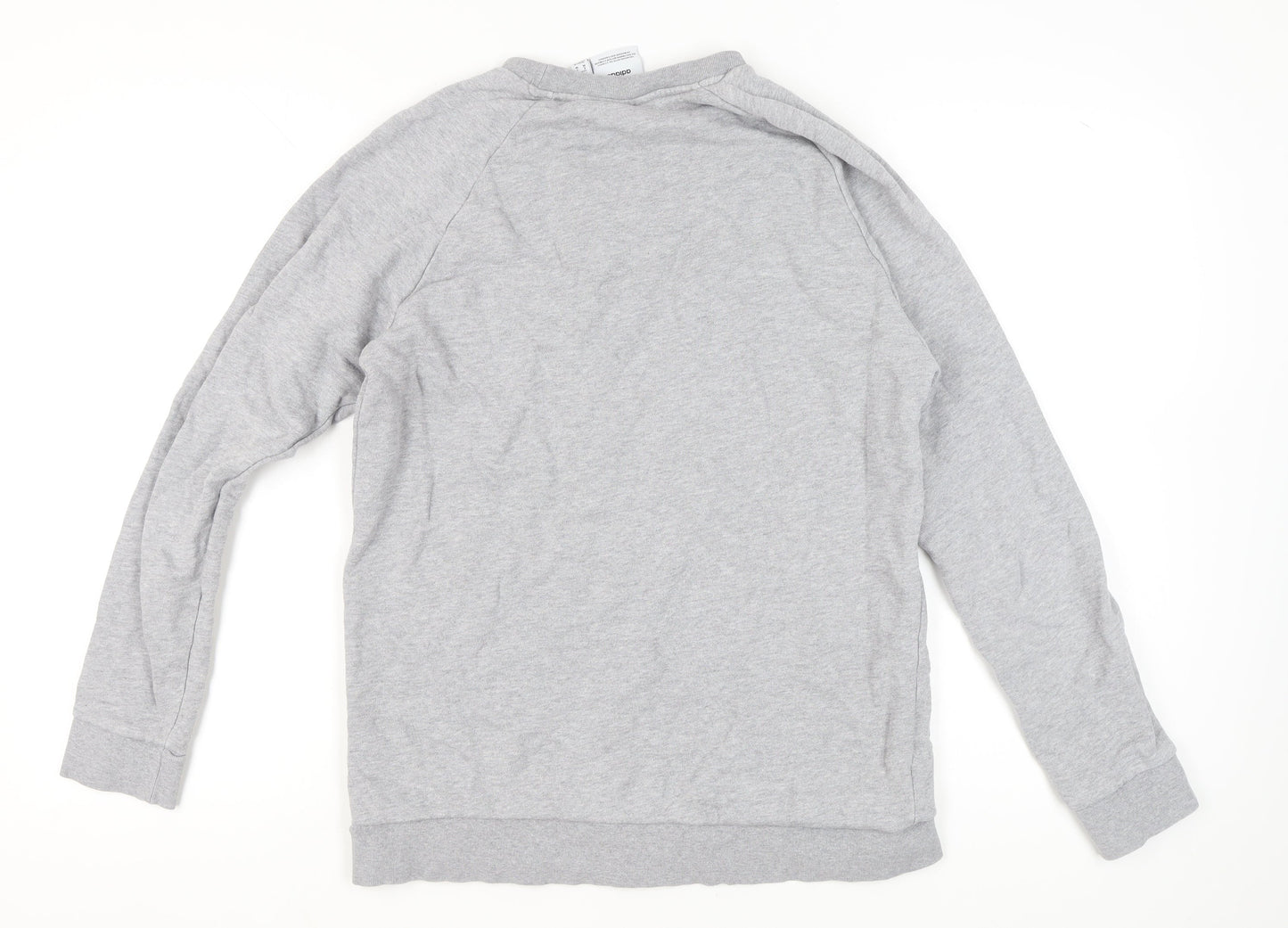 Mens UK Size M adidas Grey Pullover Sweatshirt
