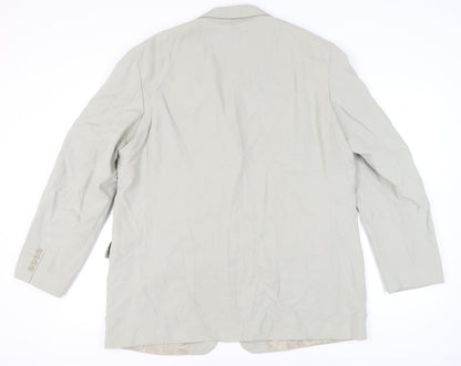 Marks and Spencer Men’s Beige 48L Single-Breasted Blazer