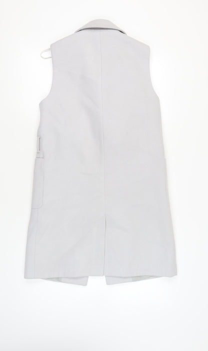 Womens UK Size 10 Topshop Grey Longline