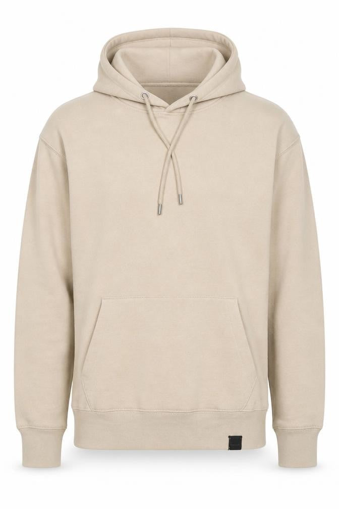 Mens UK Size M Pull&Bear Beige Pullover Hoodie