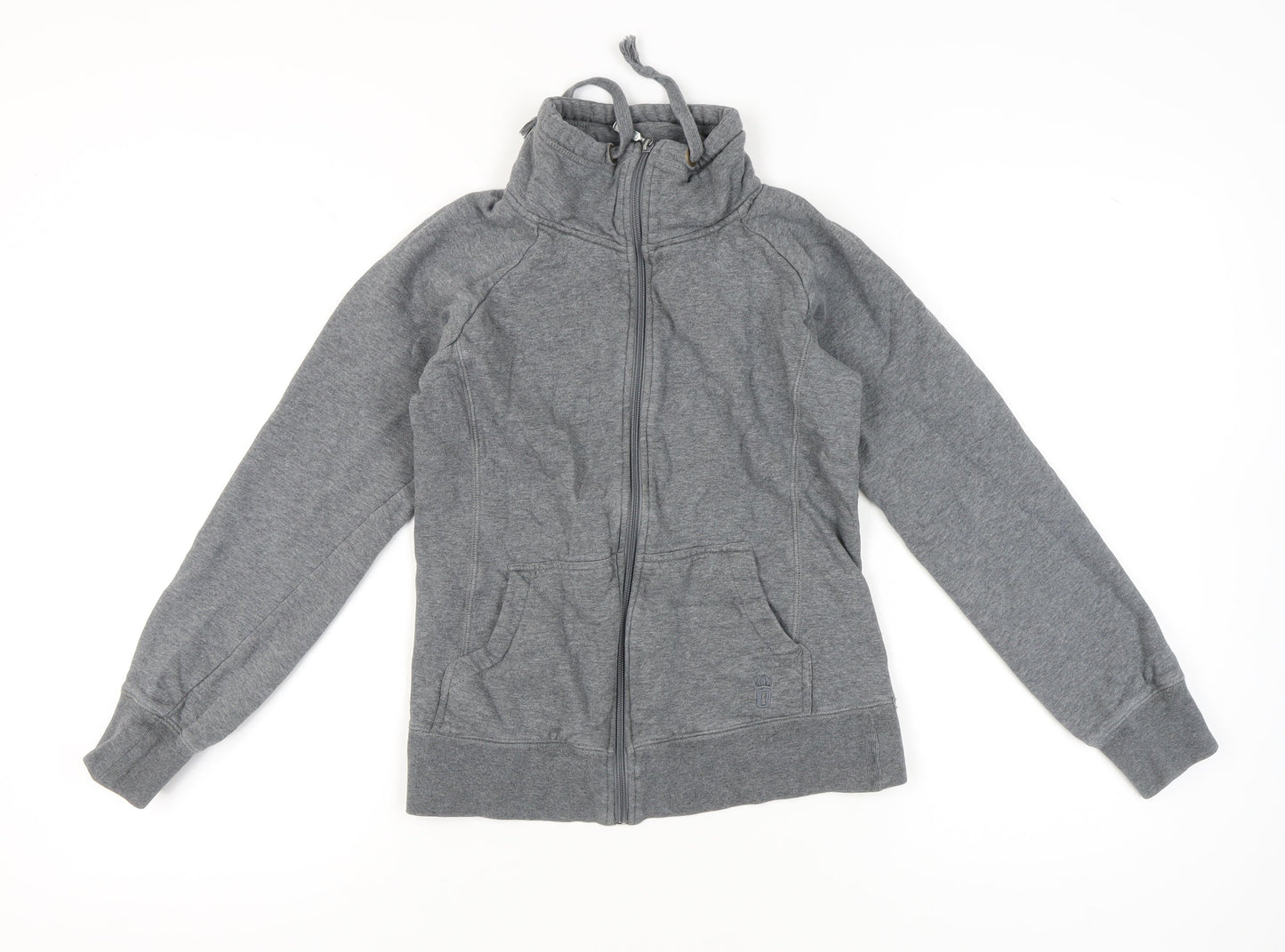 ONLY Unisex Kids Grey Full Zip Hoodie Sweatshirt Size M Regular Fit