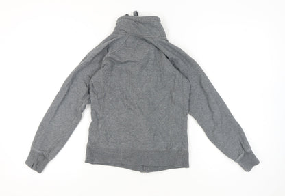 ONLY Unisex Kids Grey Full Zip Hoodie Sweatshirt Size M Regular Fit