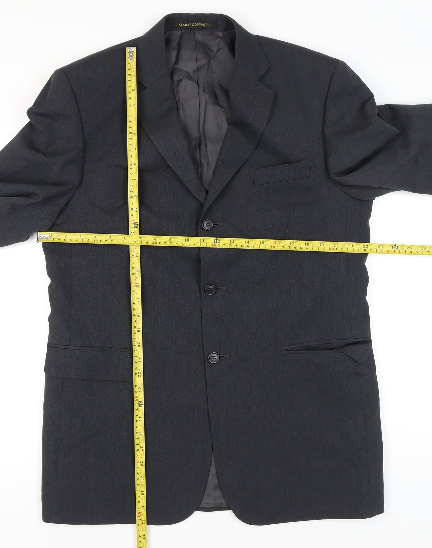 Mens UK Size 42 Marks and Spencer Regular Grey Suit Jacket