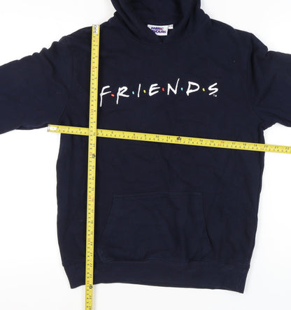 Fabric Flavours Girls Friends Navy Blue Pullover Hoodie 15-16Y TV Logo