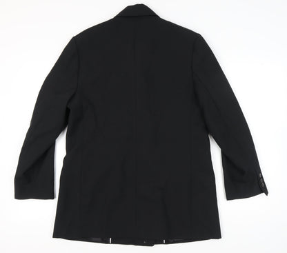 Mango Women’s Black UK 12 Classic Wool Blend Blazer