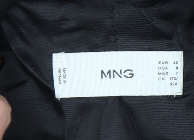 Mango Women’s Black UK 12 Classic Wool Blend Blazer