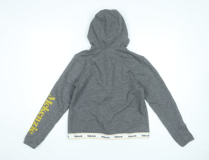 McKenzie Boys Grey Full Zip Hoodie 13-15 Years Casual Sportswear