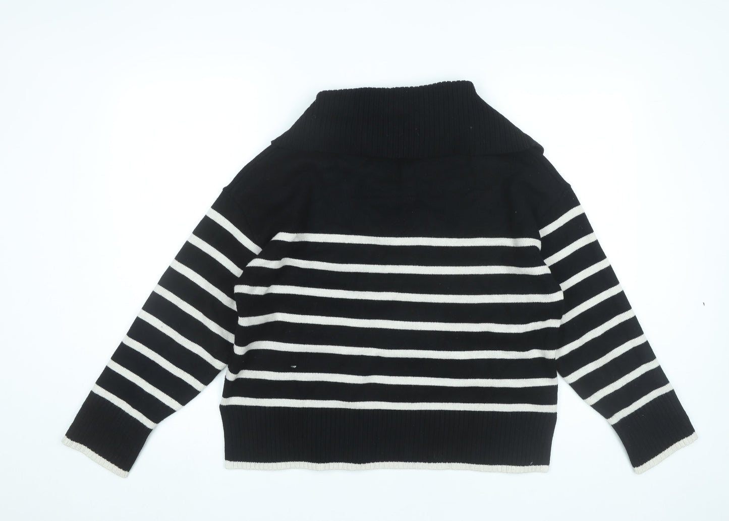 Womens UK Size M Zara Black Pullover Jumper