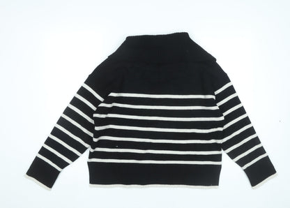 Womens UK Size M Zara Black Pullover Jumper