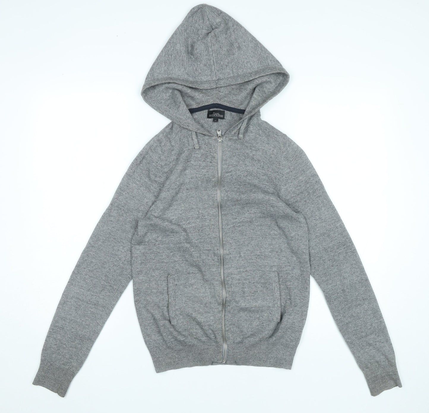 Mens UK Size XS NEXT Grey Full Zip Hoodie