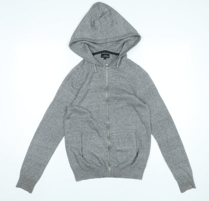 Mens UK Size XS NEXT Grey Full Zip Hoodie