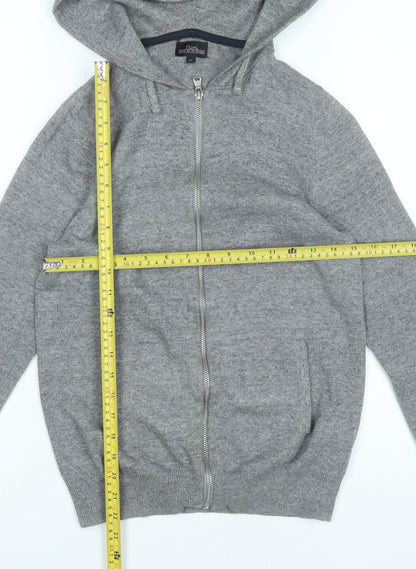 Mens UK Size XS NEXT Grey Full Zip Hoodie