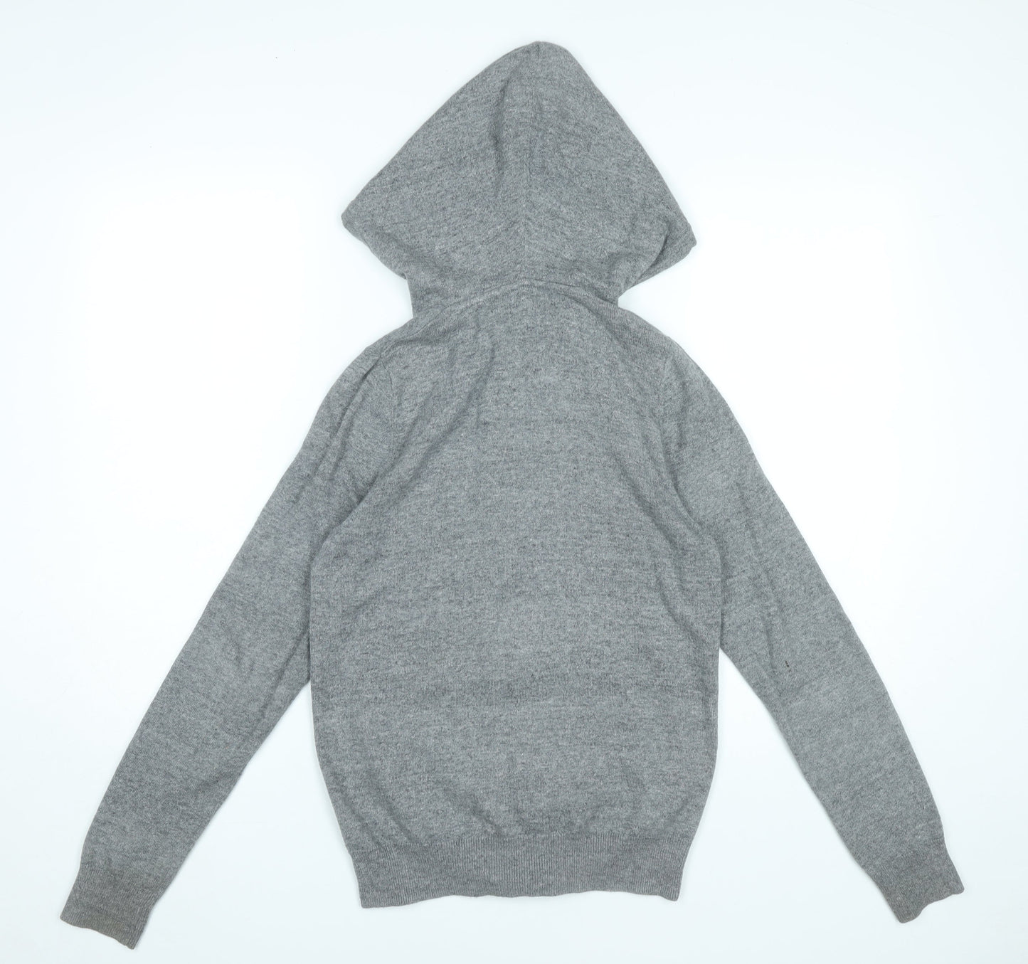 Mens UK Size XS NEXT Grey Full Zip Hoodie