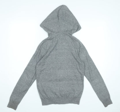 Mens UK Size XS NEXT Grey Full Zip Hoodie