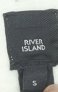 Mens UK Size S River Island White Pullover Sweatshirt