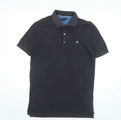 Banana Republic Men's Black Small Polo Shirt Cotton Stretch