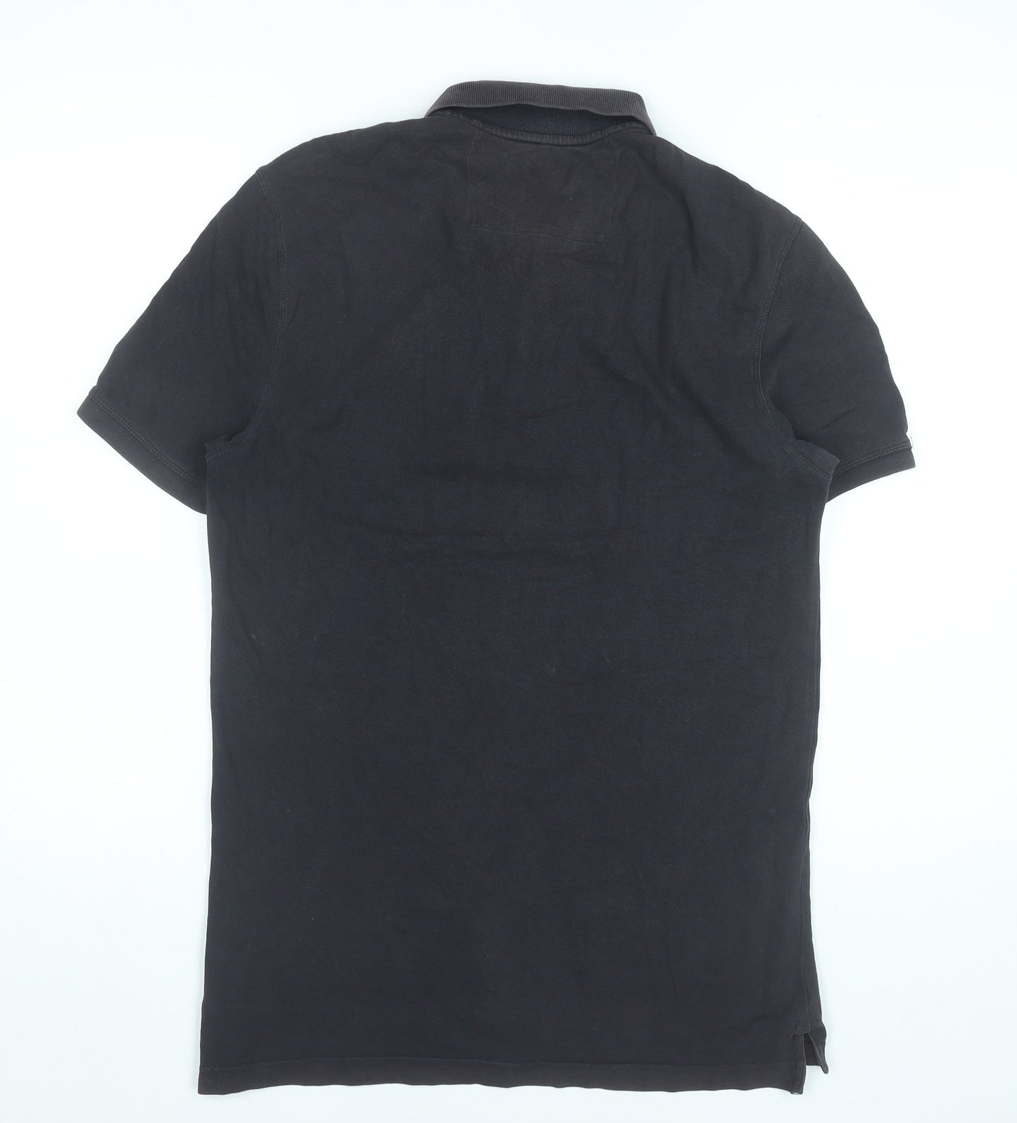 Banana Republic Men's Black Small Polo Shirt Cotton Stretch