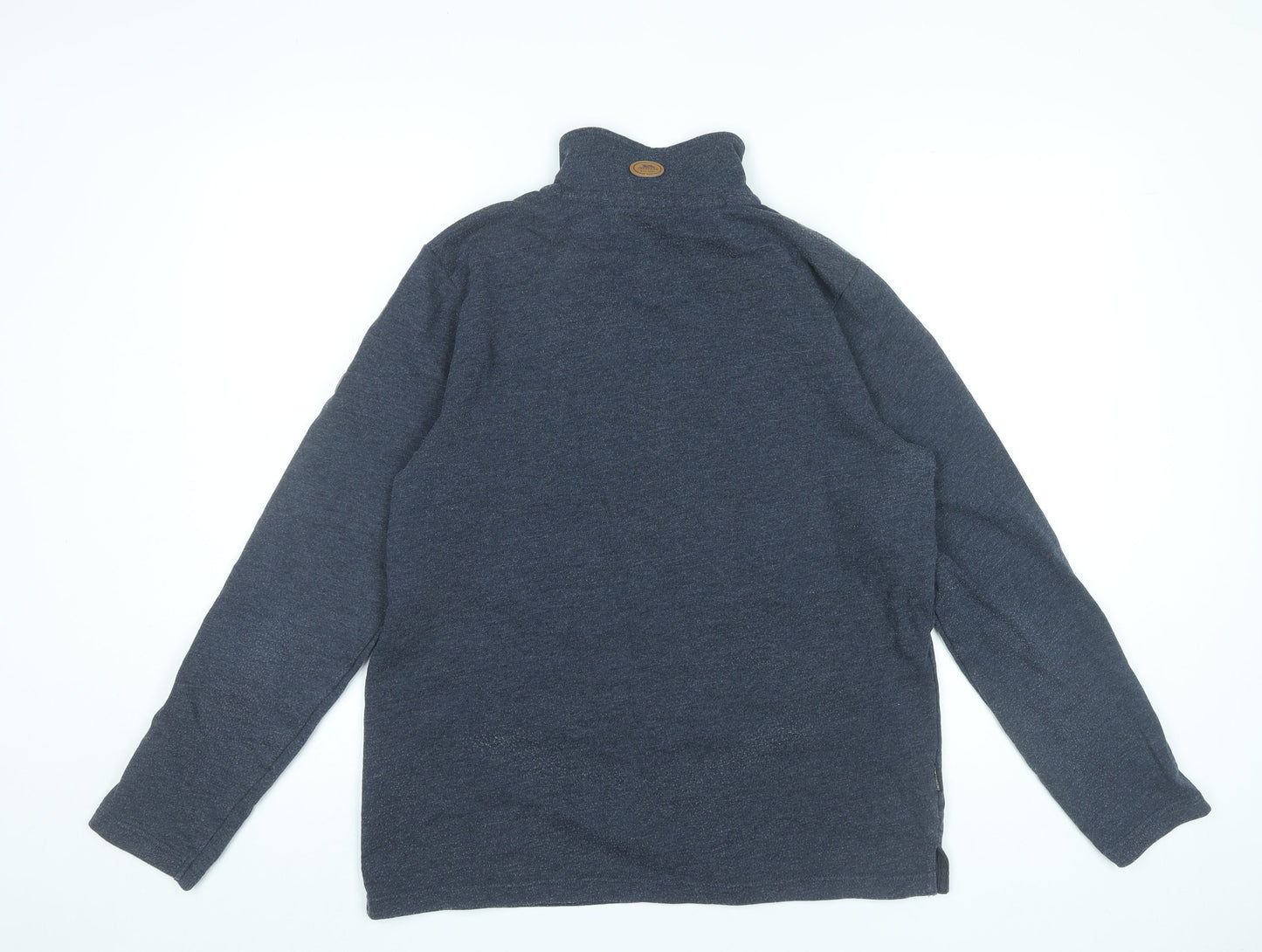 Trespass Men’s Blue Fleece 1/4 Zip Sweatshirt Size S Outdoor Hiking