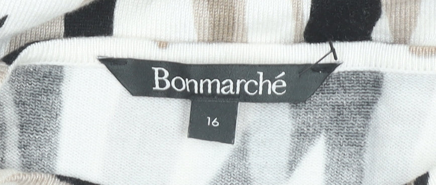 Womens UK Size 16 Bonmarché Multicoloured Pullover Jumper