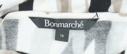 Womens UK Size 16 Bonmarché Multicoloured Pullover Jumper