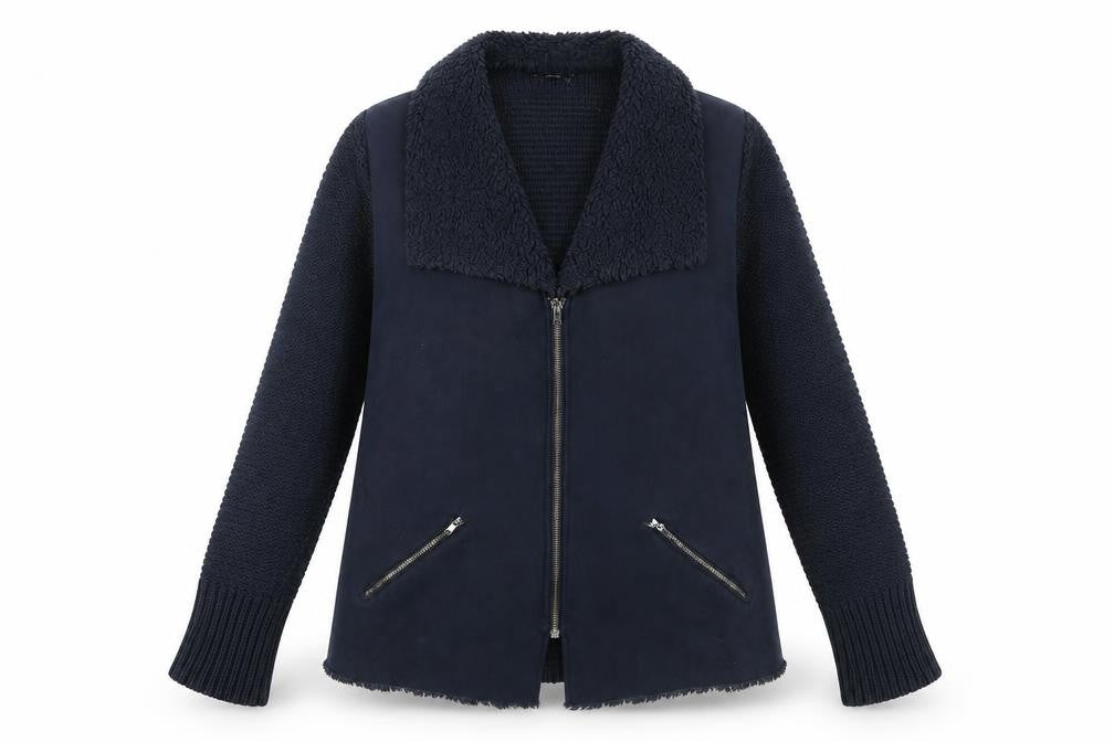 Womens UK Size 14 M&Co Black Bomber Jacket