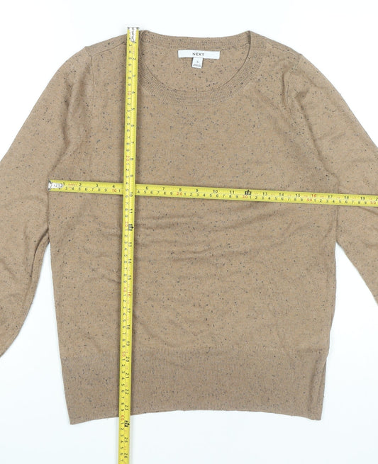 Womens UK Size 8 NEXT Beige Pullover Jumper
