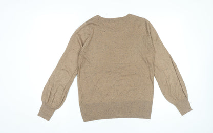 Womens UK Size 8 NEXT Beige Pullover Jumper