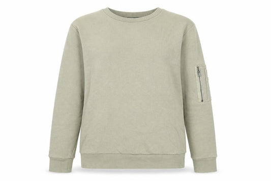 Womens UK Size S Brave Soul Beige Pullover Sweatshirt