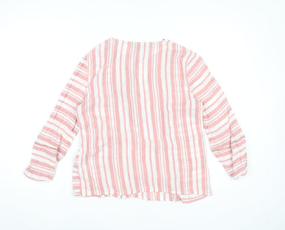 Womens UK Size 10 Principles Pink Tunic Blouse