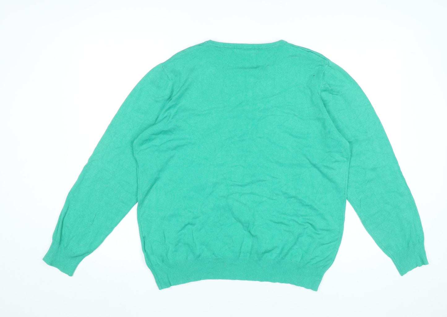Womens UK Size XL Paramour Green Pullover Jumper