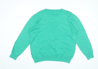Womens UK Size XL Paramour Green Pullover Jumper