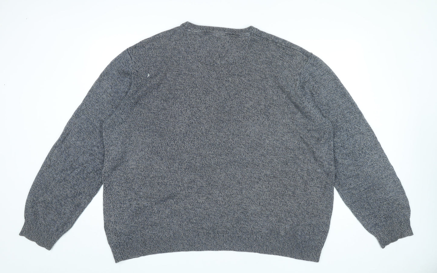 Lincoln Men’s Grey 3XL Cotton Crew Neck Pullover Jumper