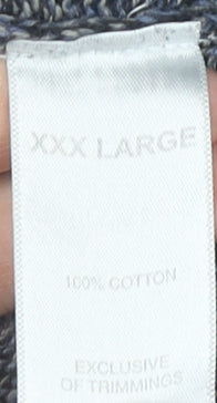 Lincoln Men’s Grey 3XL Cotton Crew Neck Pullover Jumper