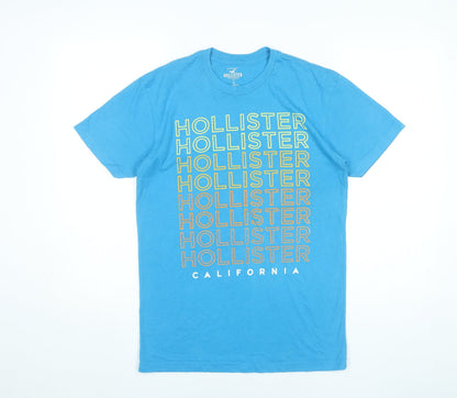 Mens UK Size S Hollister Blue  T-Shirt