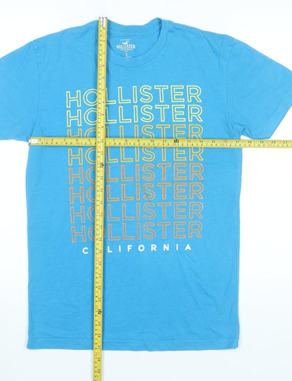 Mens UK Size S Hollister Blue  T-Shirt