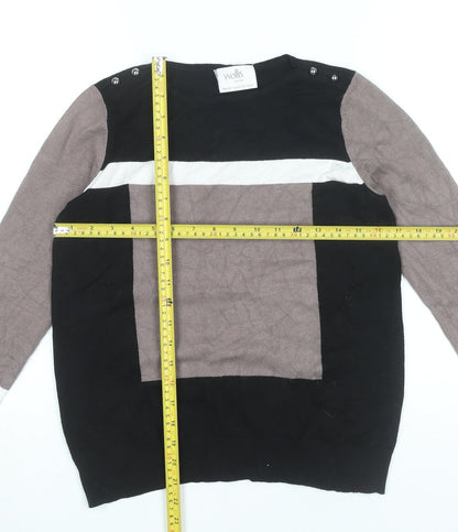 Womens UK Size 12 Wallis Multicoloured Pullover Jumper