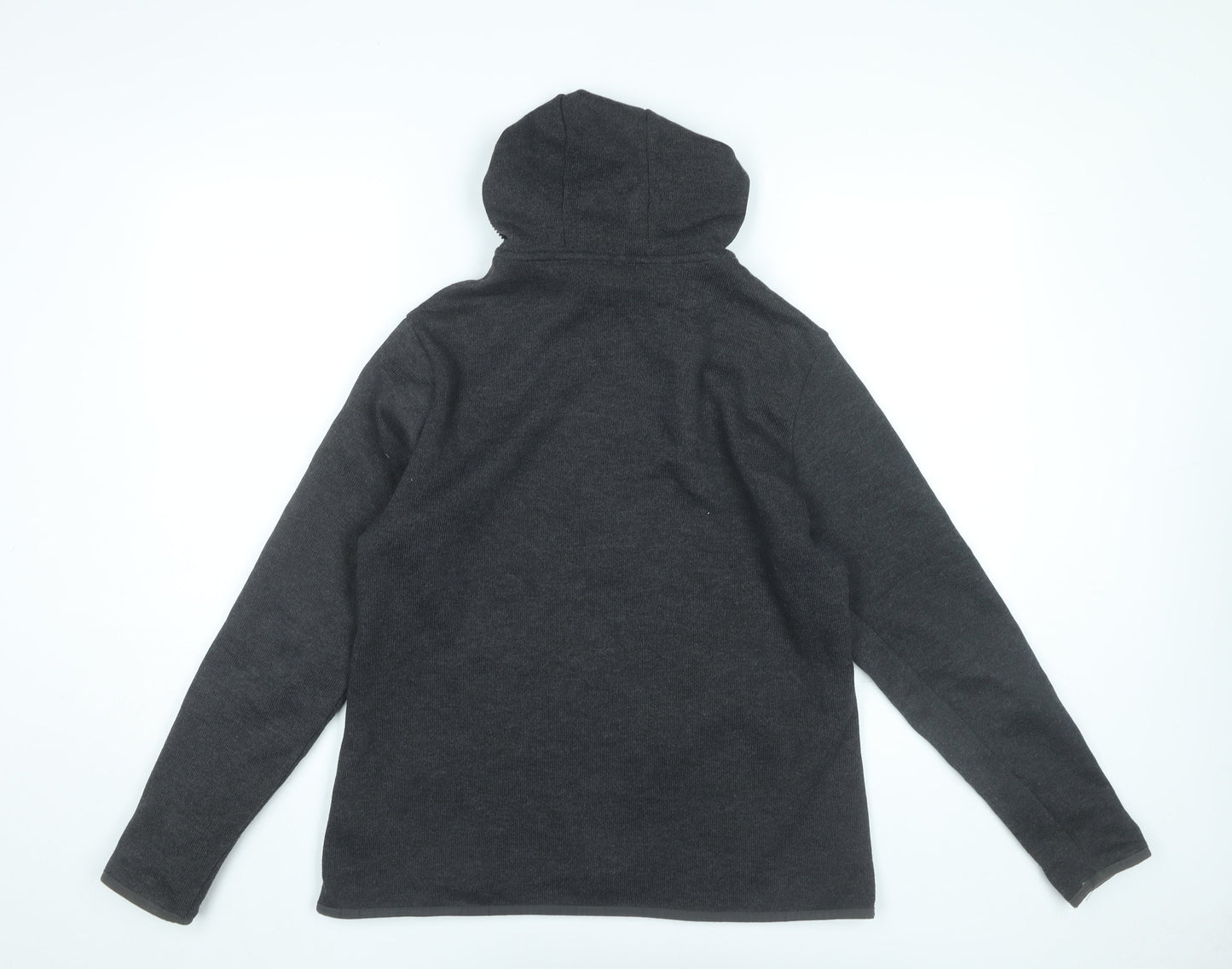 Mens UK Size L DECATHLON Grey Full Zip Hoodie