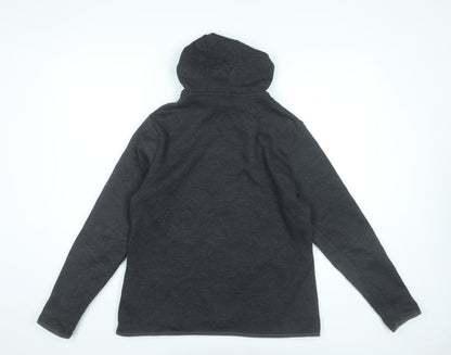 Mens UK Size L DECATHLON Grey Full Zip Hoodie